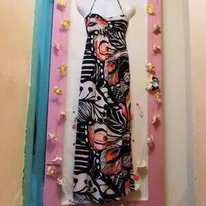 mark. (S) Floral Print Sleeveless Maxi